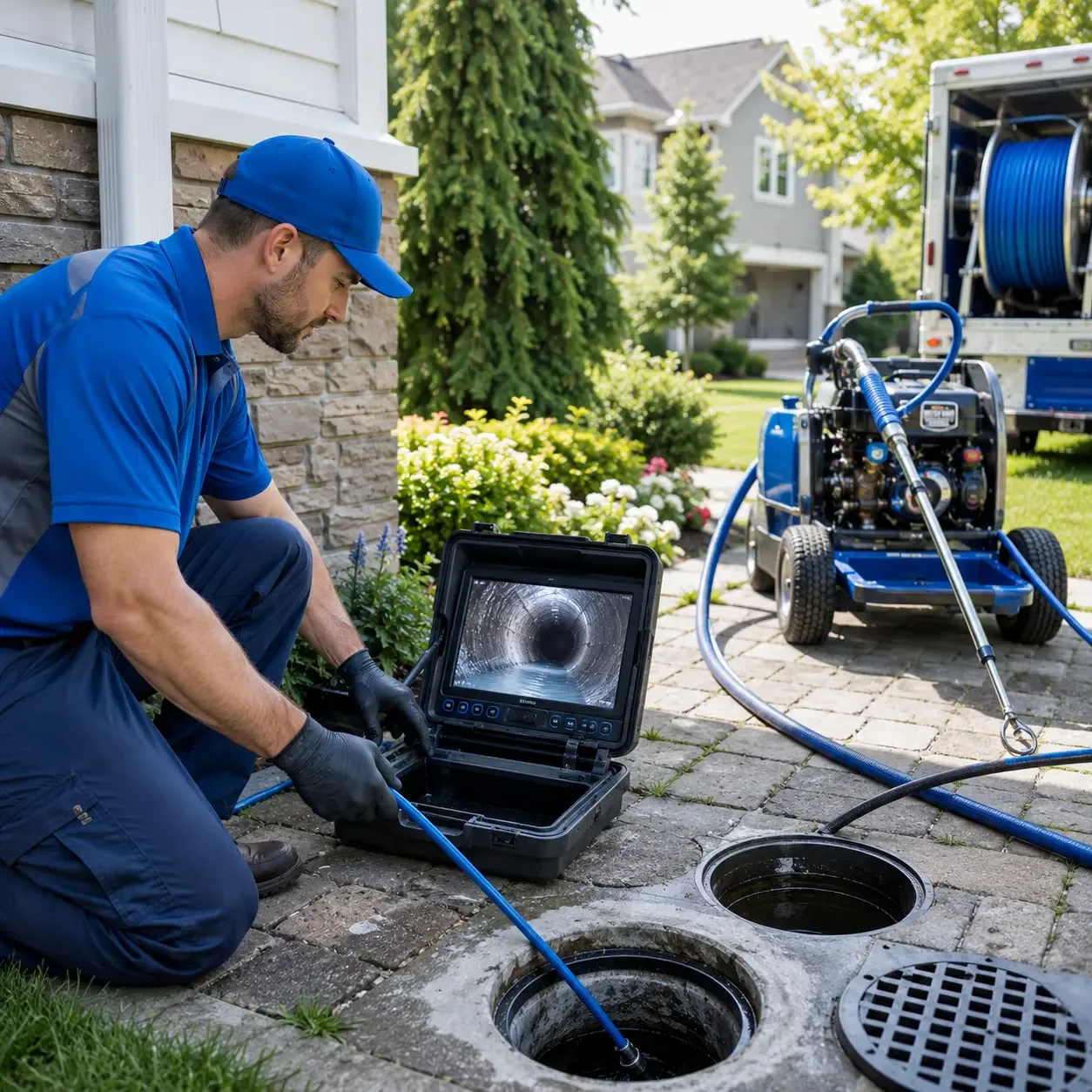 Outdoor drain cleaning professionals serving Clemons, IA