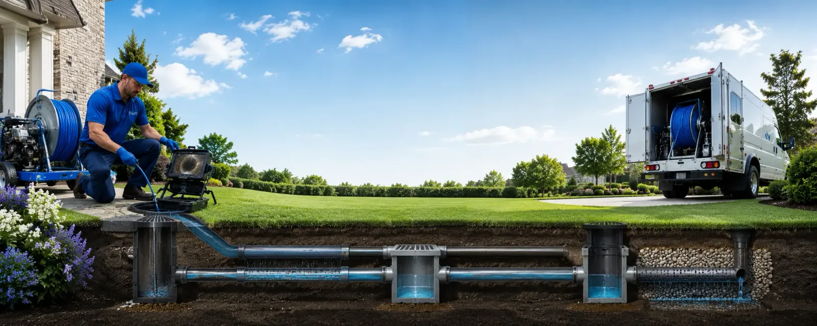 Outdoor drain cleaning information for Clemons, IA